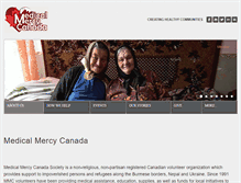 Tablet Screenshot of medicalmercycanada.org